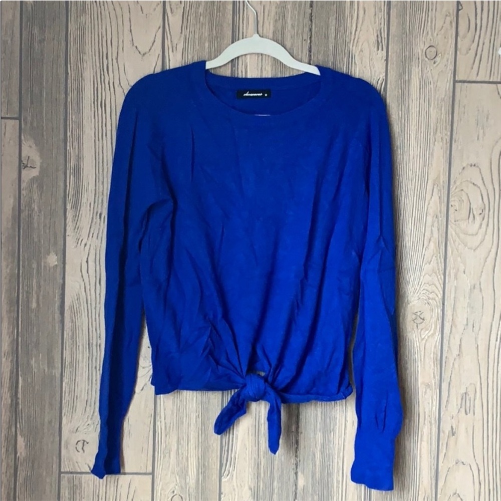 Olivaceous Cashmere Blend Tie Sweater